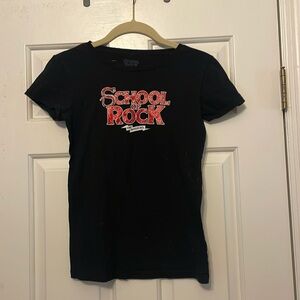 School of rock the musical. Black T-shirt. Size 12 (youth small) 🖤❤️